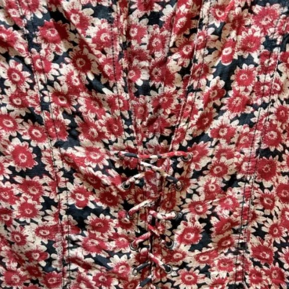 Free People Laced Up Mini Dress. XS. EUC. - Picture 3 of 6